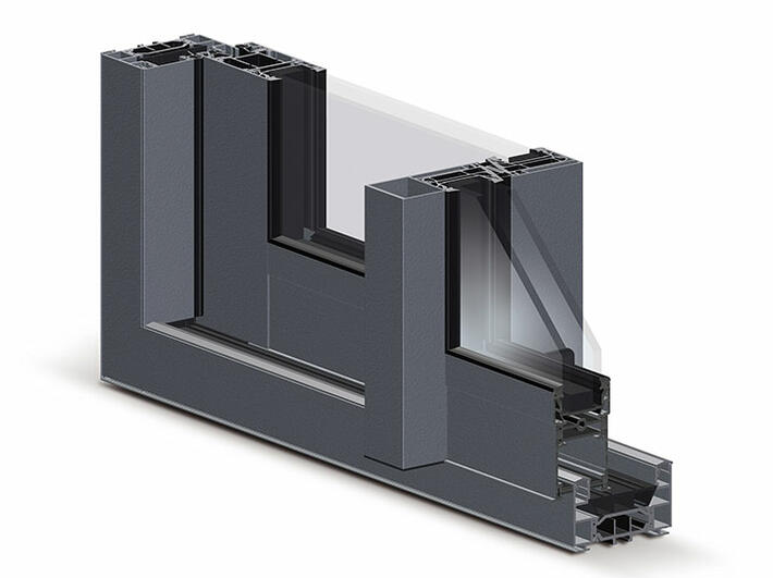 Baie & fenêtre coulissante aluminium — Caractéristiques